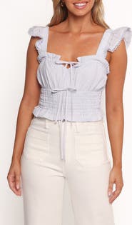 Petal & Pup Giran Ruffle Crop Top