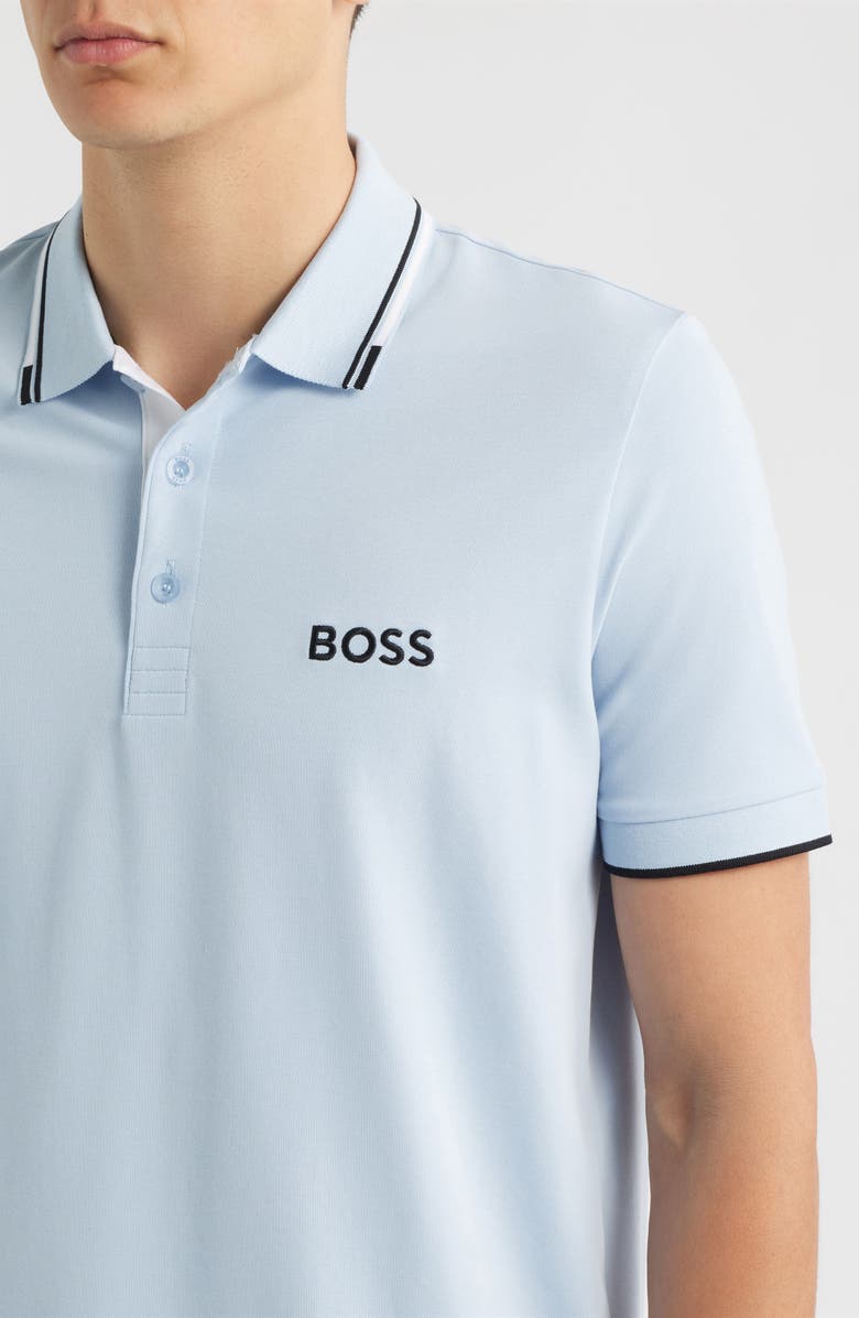 BOSS Paddy Pro Performance Polo, Alternate, color, Open Blue