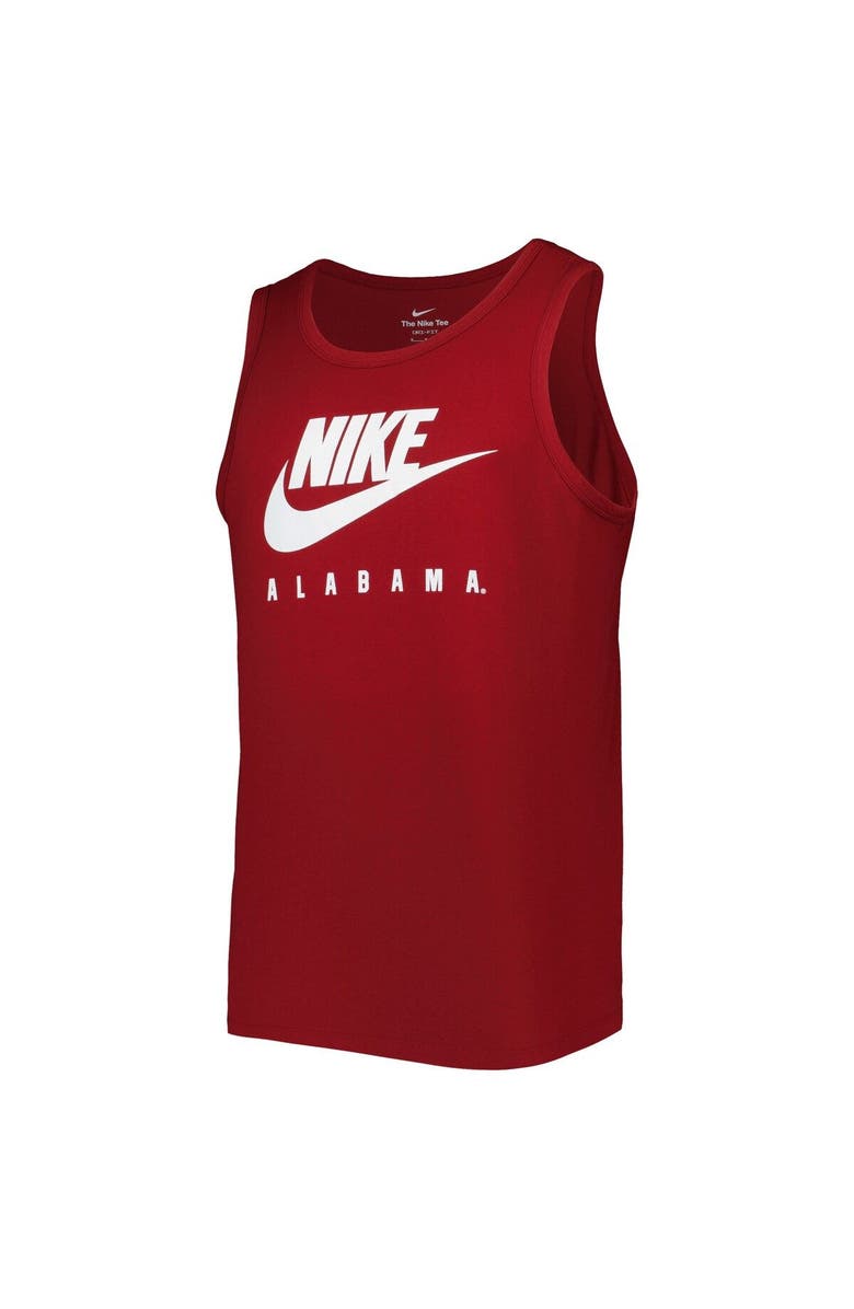 Nike Men's Nike Crimson Alabama Crimson Tide Futura Performance Scoop Neck Tank Top, Alternate, color, 