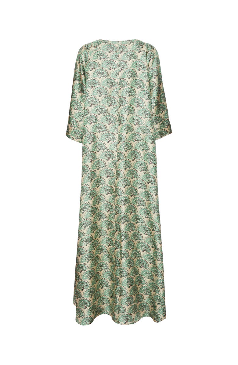 La DoubleJ Muumuu Dress Round Neck Fans Menta, Alternate, color, Fans Menta
