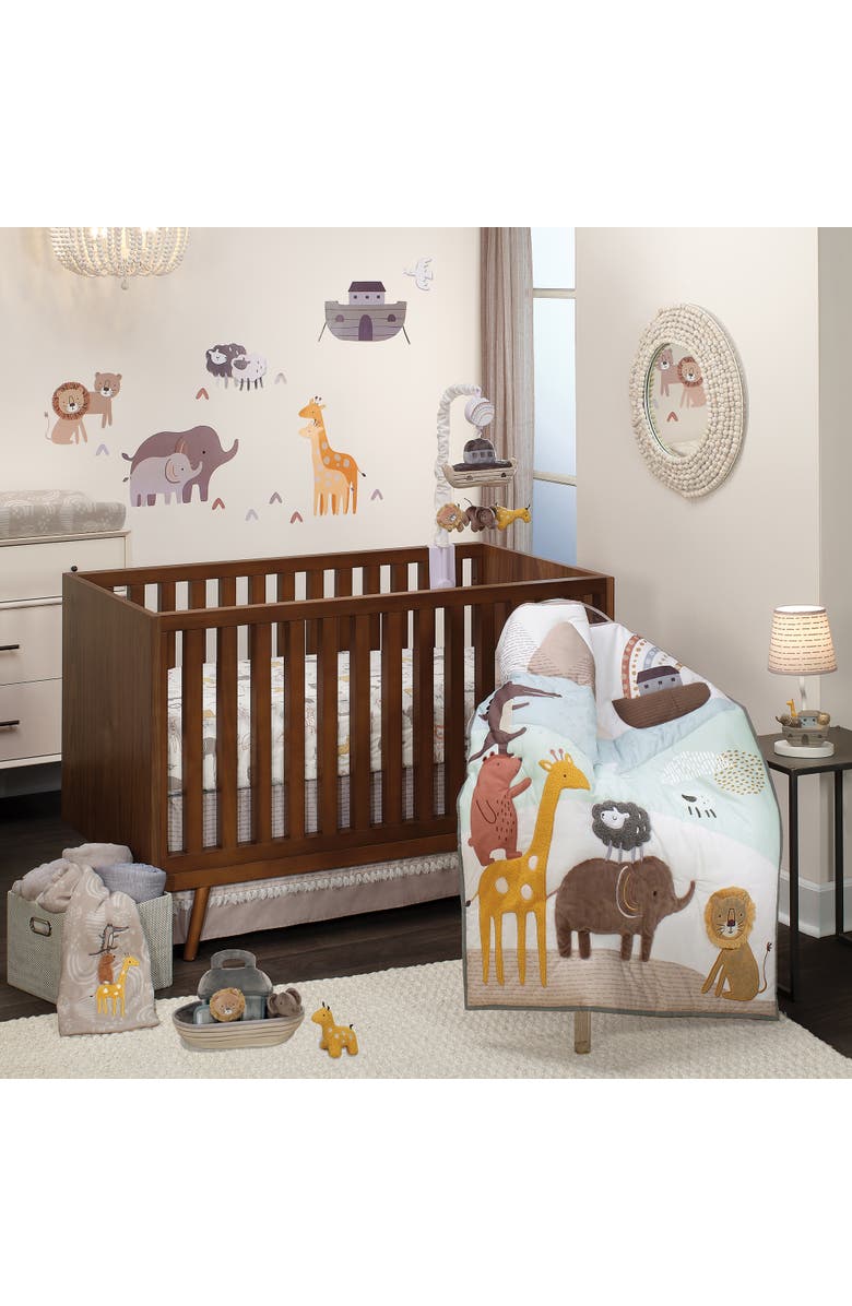 Lambs & Ivy Baby Noah Interactive Plush Boat/Ark with Stuffed Animal Toys, Alternate, color,