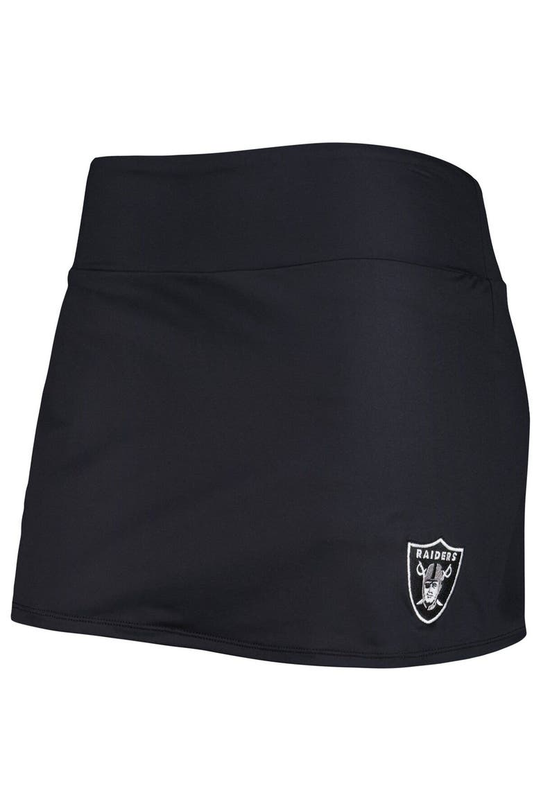 Women's Tommy Bahama Black Las Vegas Raiders Pearl Pull-On Swim Skort, Alternate, color, Black