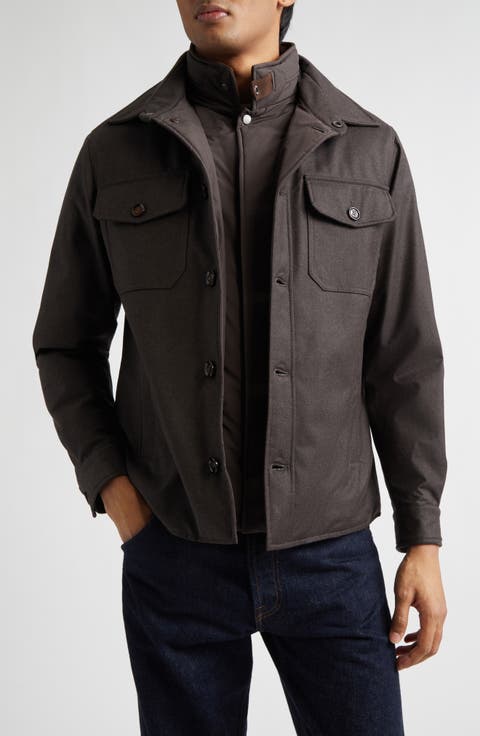 Duino Waterproof Virgin Wool & Cashmere Jacket