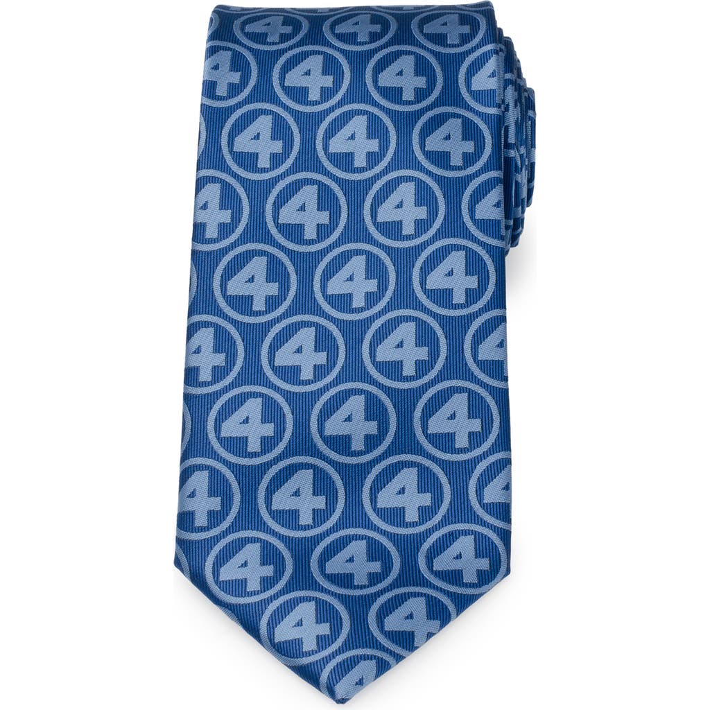 Cufflinks, Inc . Marvel® Fantastic Four Jacquard Tie In Blue