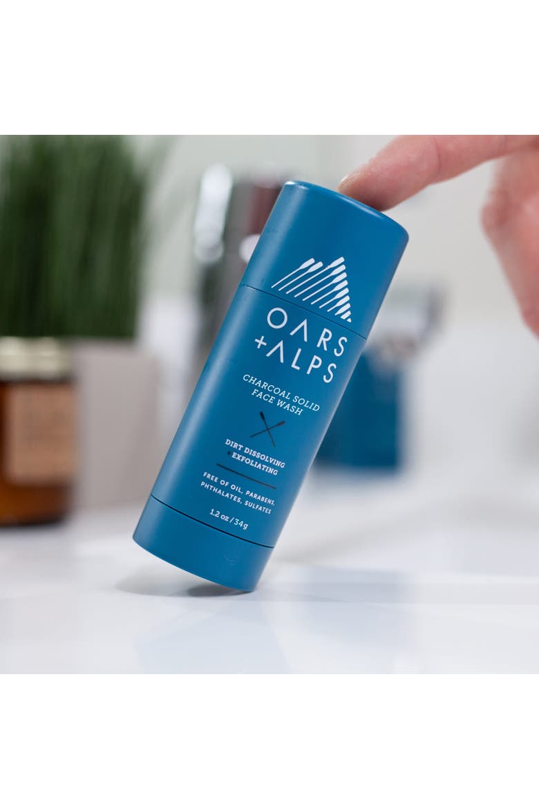 Solid Charcoal Face Wash, Alternate, color, Blue