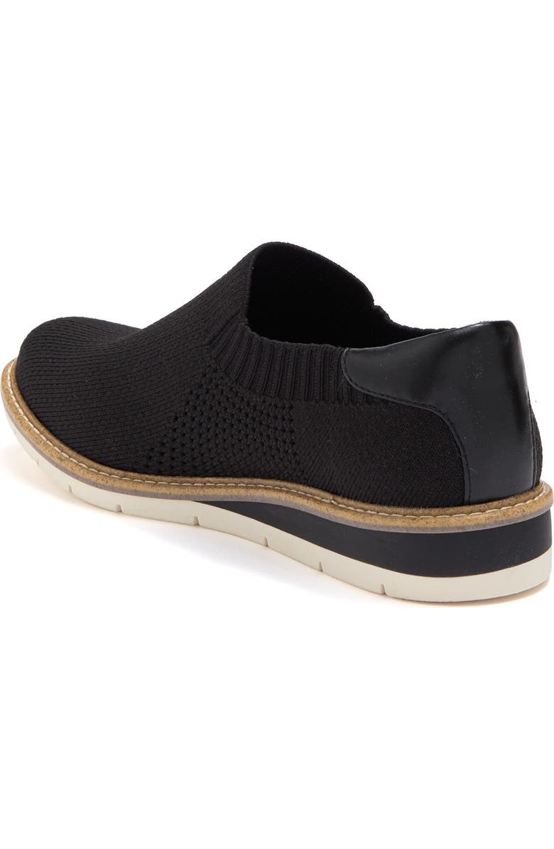 Me Too Slip-On Wedge Shoe, Alternate, color, Black Knit
