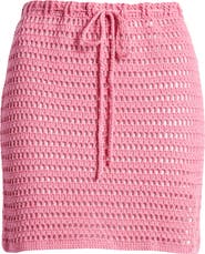 PacSun Daisy Chain Crochet Miniskirt