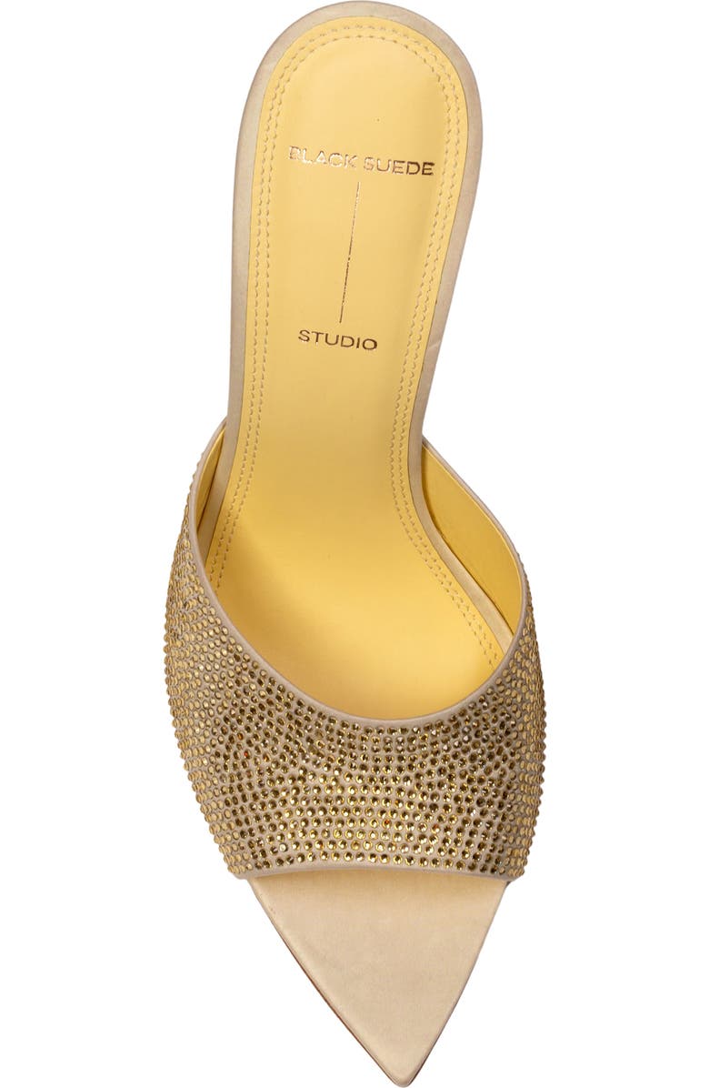 BLACK SUEDE STUDIO Bella Pointed Toe Slide Sandal, Alternate, color,