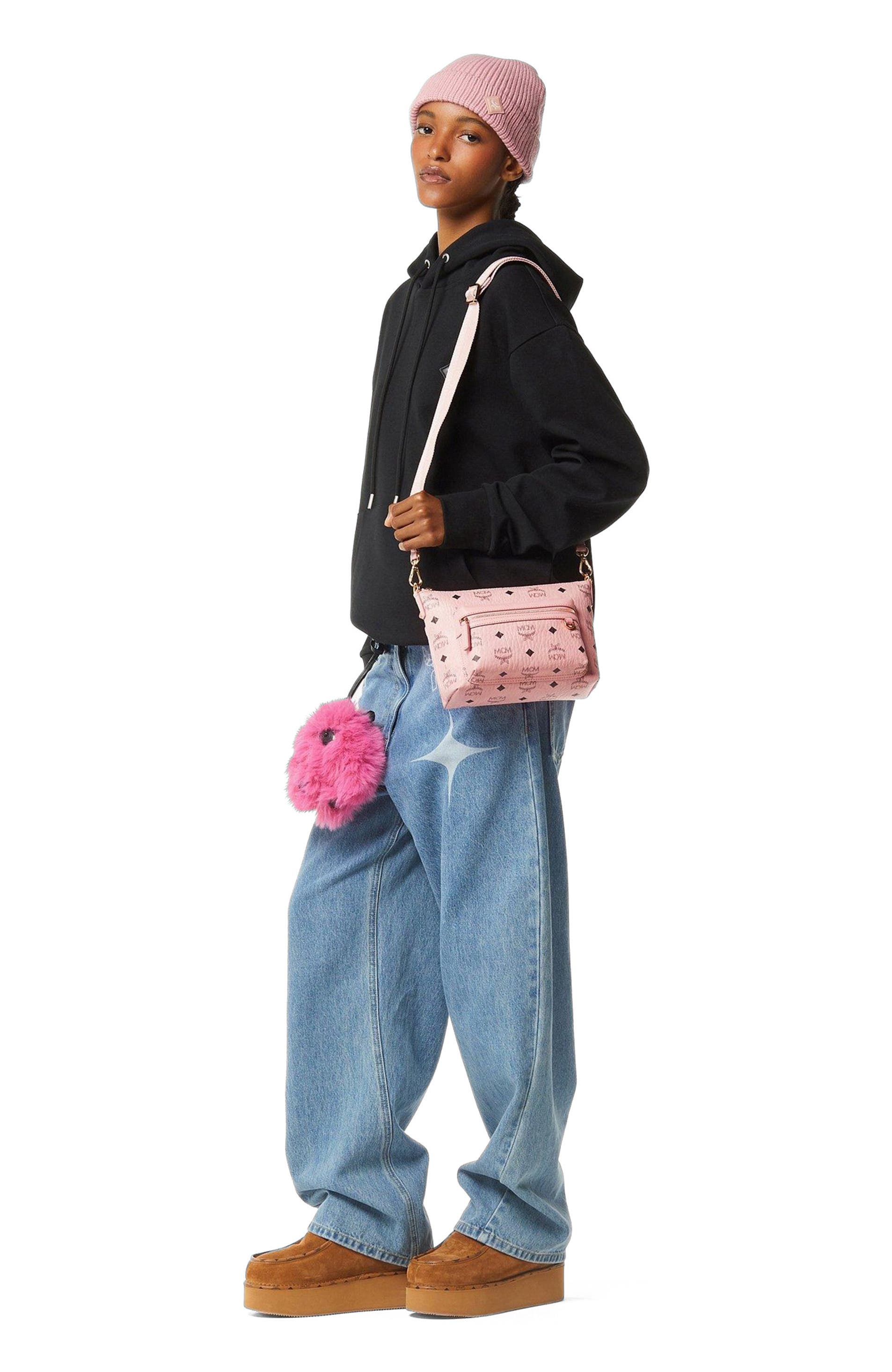 MCM Aren Crossbody in Visetos, Alternate, color, 