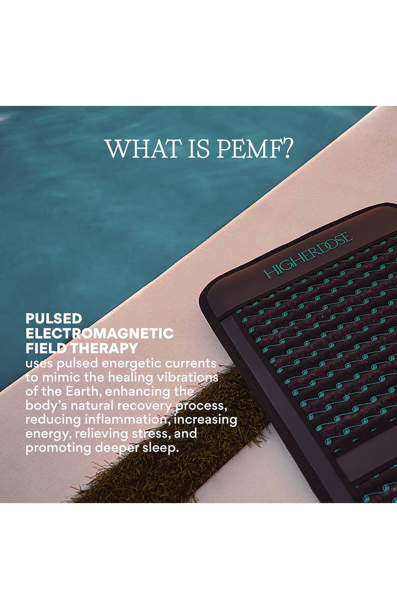 HigherDOSE Infrared PEMF GO Mat, Alternate, color, Black Multi