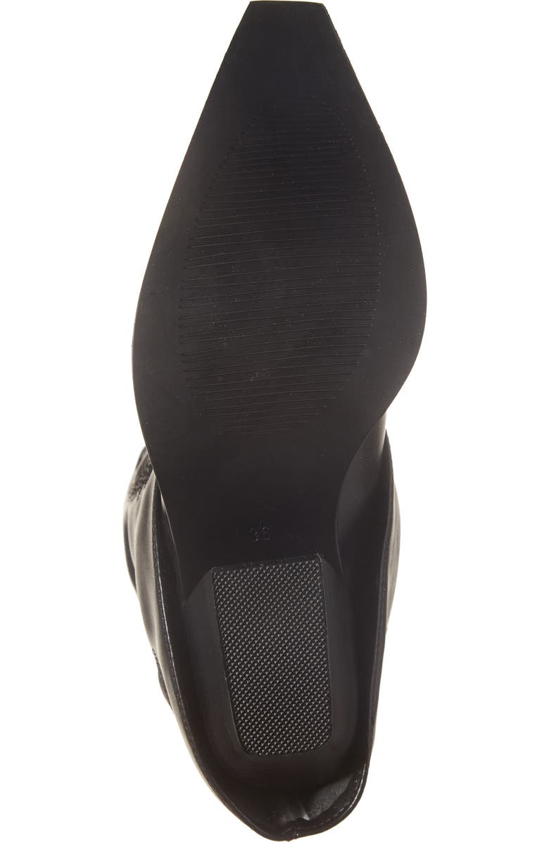 AZALEA WANG Portabella Foldover Shaft Pointed Toe Bootie, Alternate, color,