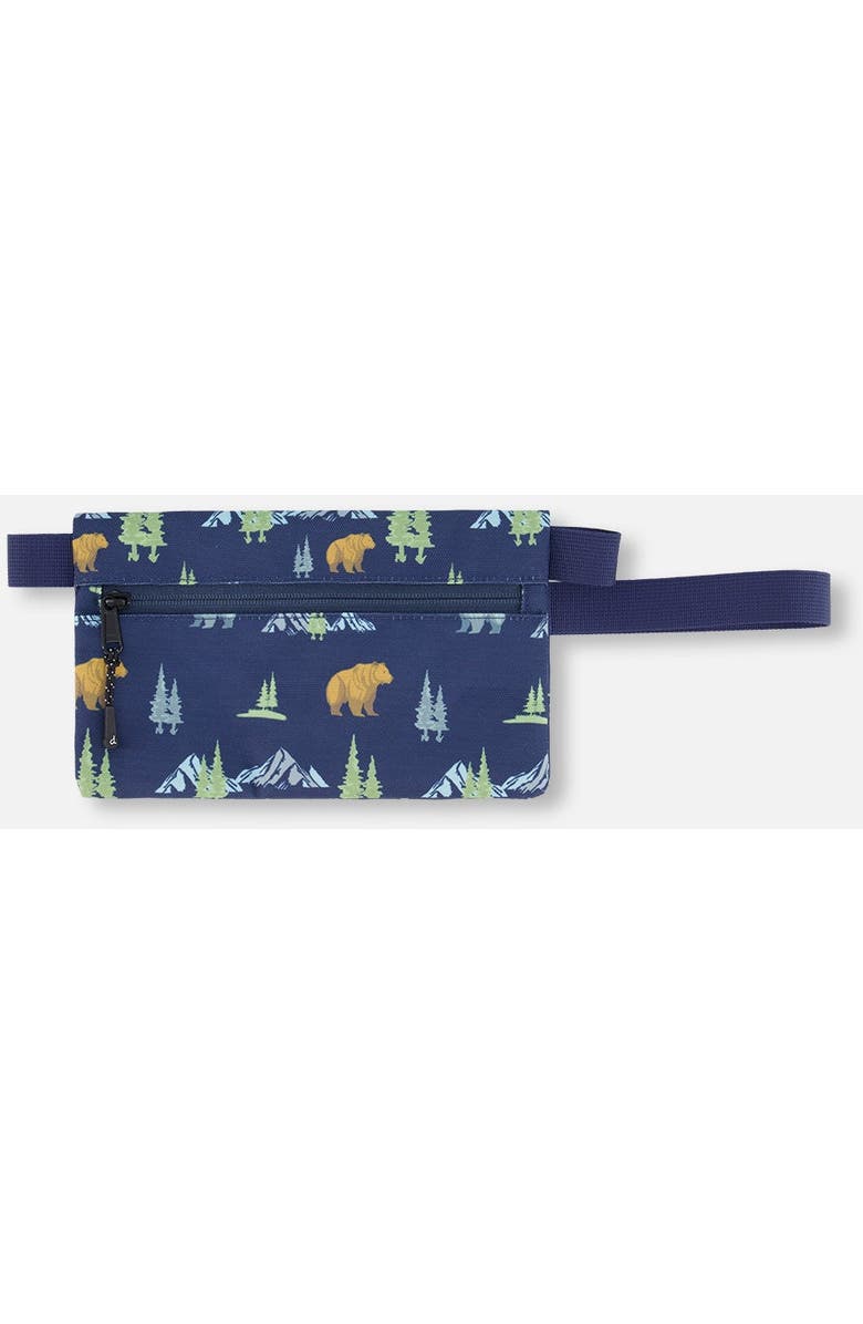 Deux par Deux Double Pencil Case Animal, Alternate, color, Navy