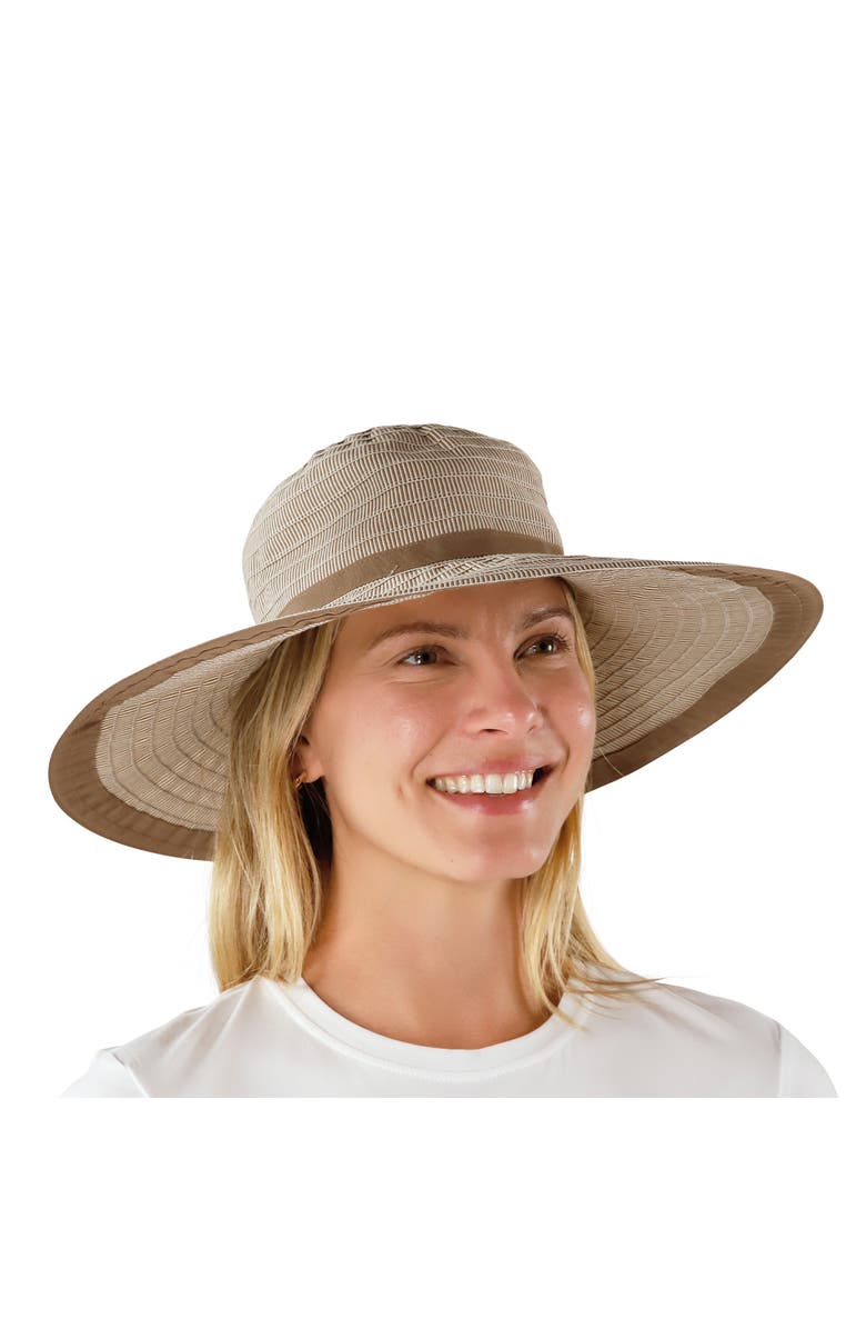 UV Skinz Pacifica Hat, Main, color, Brown