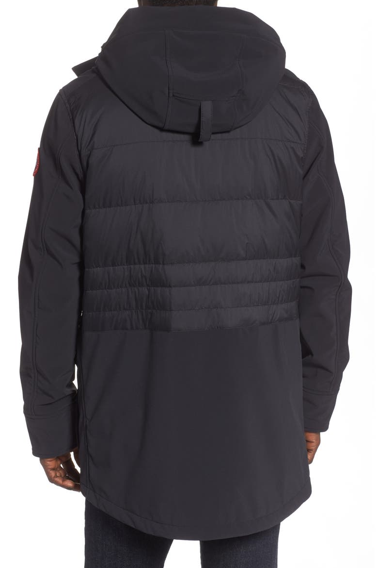 Breton 675-Fill Power Down Coat, Alternate, color, BLACK