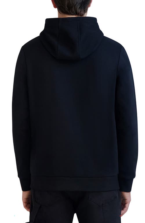 Karl Lagerfeld Paris Small Logo Hoodie In Black