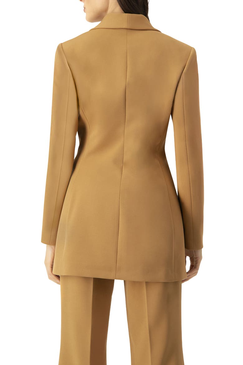 Single-Button Shawl Lapel Blazer, Alternate, color, Camel