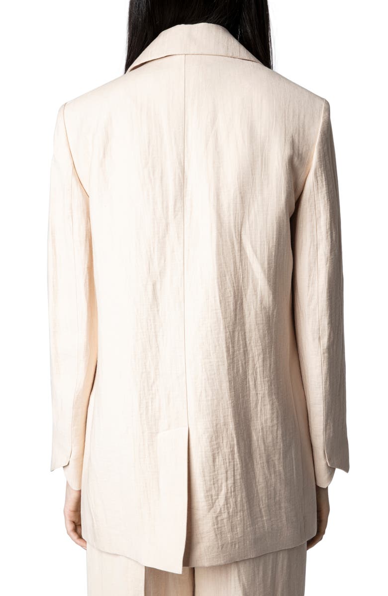 Zadig & Voltaire Two-Button Blazer, Alternate, color, 