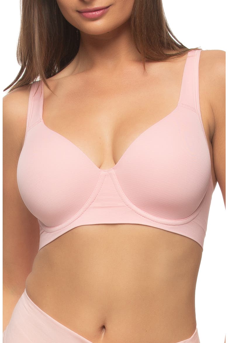 Utopia Underwire Full Coverage Contour Bra, Main, color, BRIDAL ROSE