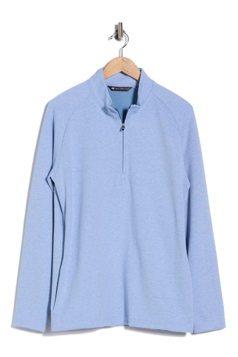 Upgraded Quarter Zip Pullover, Alternate, color, LIGHT BLUE