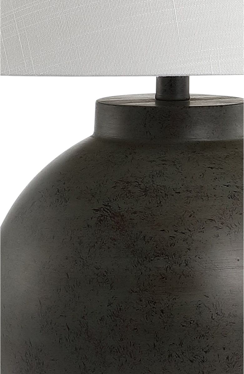 JONATHAN Y Sophie 26" Resin LED Table Lamp, Dark Gray, Alternate, color, Dark Gray