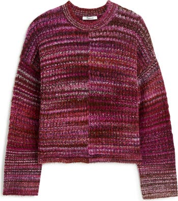 Madewell Space Dye Crewneck Sweater Nordstrom