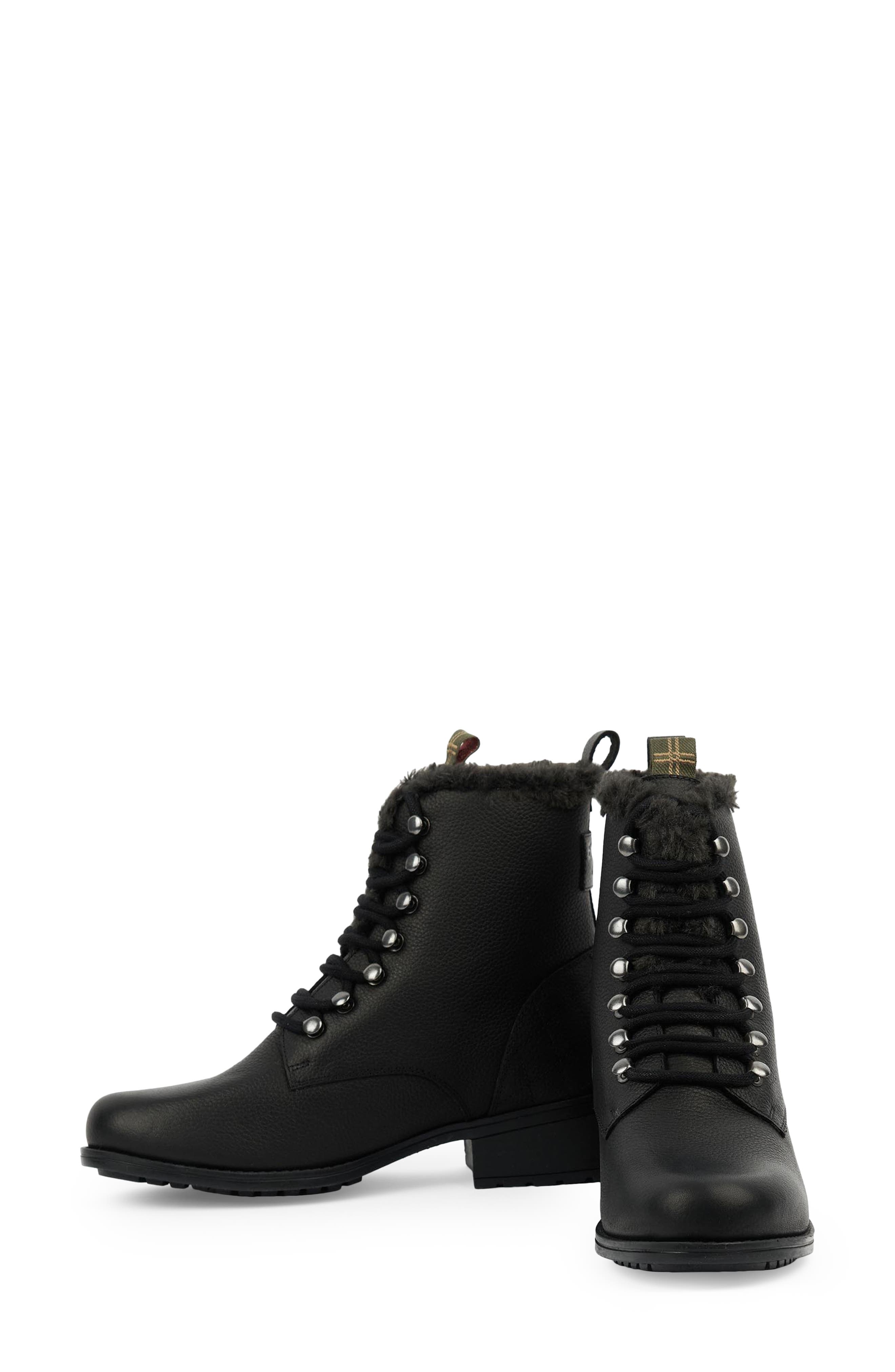 Barbour Meadow Faux Fur Lined Chelsea Boot, Alternate, color, 