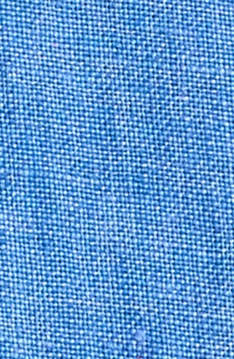 Eileen Fisher Organic Linen Button-Up Shirt, Alternate, color, Ultramarine