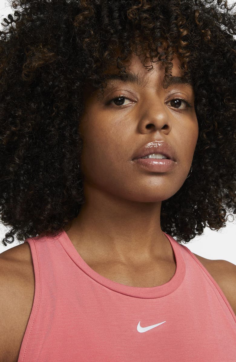 Nike Dri-FIT One Luxe Tank, Alternate, color, Adobe