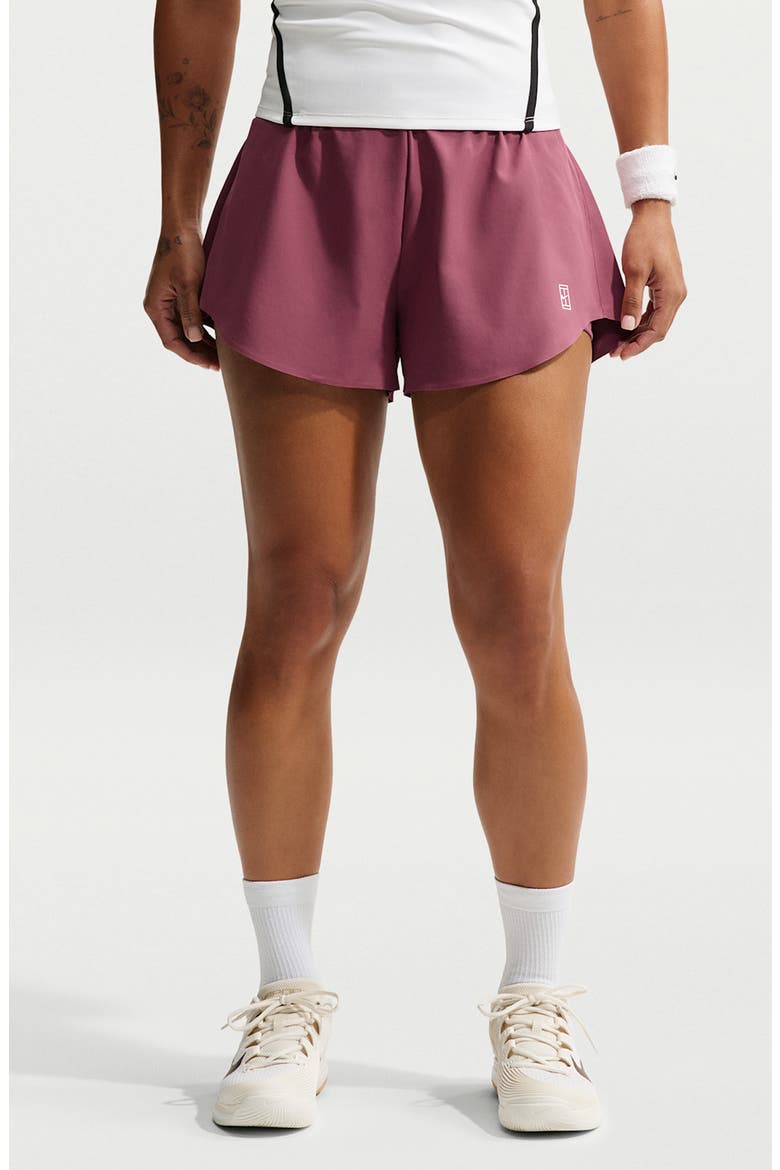 Court Ace Advantage Shorts, Main, color, PINK SMOKE/ WHITE