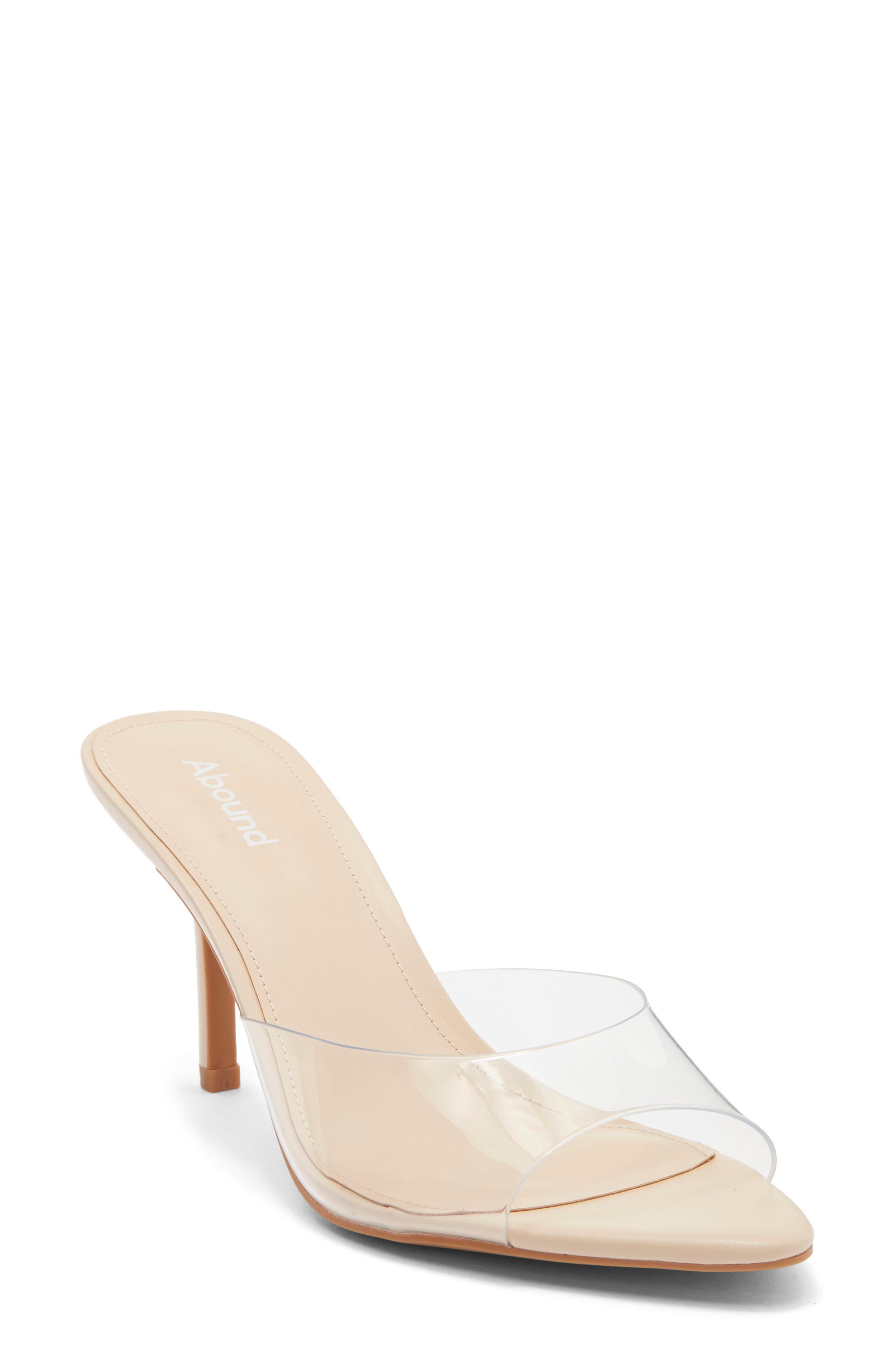 Orchid Slide Sandal, Main, color, CLEAR