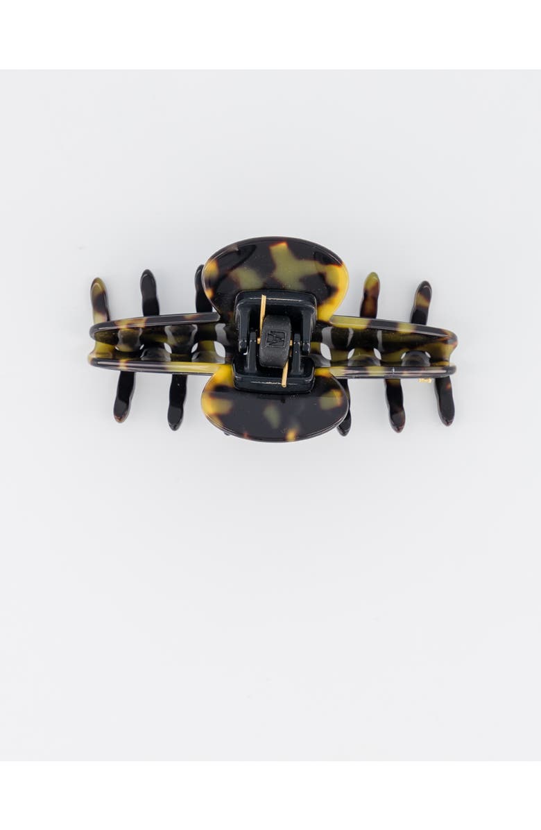 Alexandre de Paris Notre Dame Acetate Hair Claw Clip, Alternate, color, Black And Tortoise