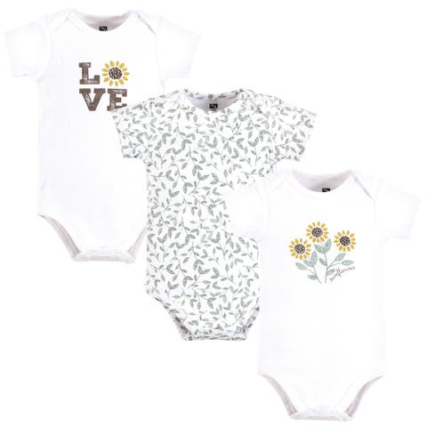 Triple Pack of Soft Cotton Bodysuits (Baby)