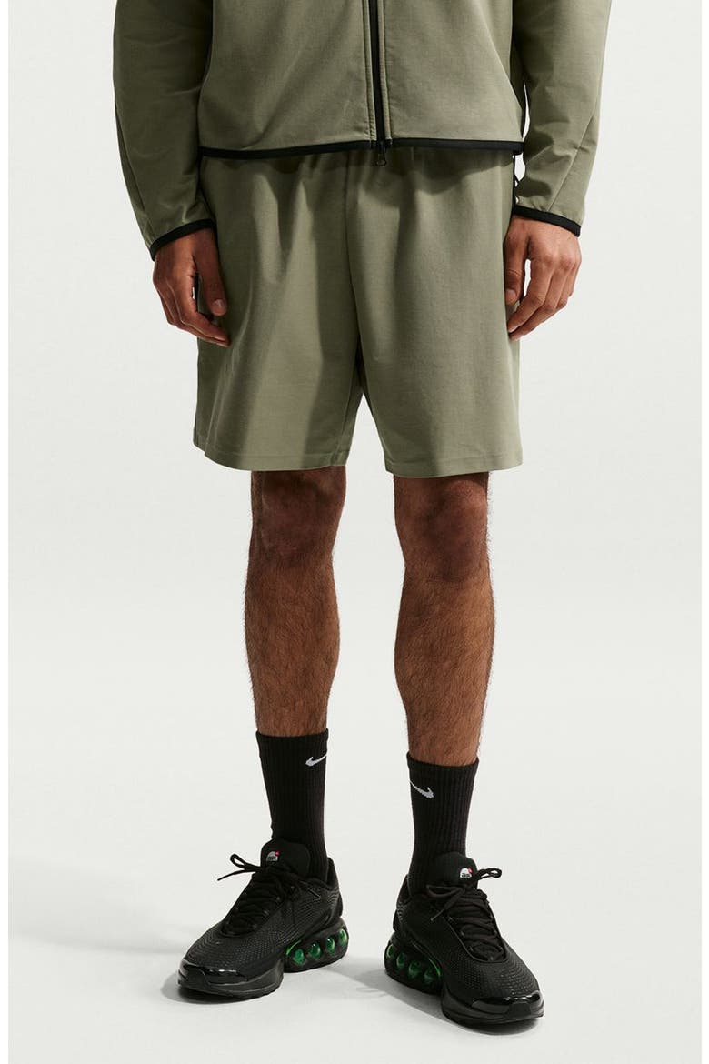 Dri-FIT Tech Knit Shorts, Main, color, SILVER SAGE/ BLACK