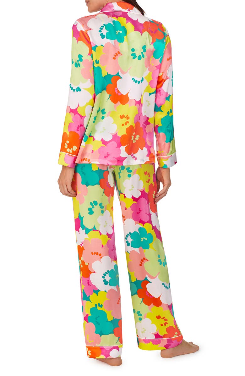 BedHead Pajamas x Trina Turk Print Silk Pajamas, Alternate, color, 