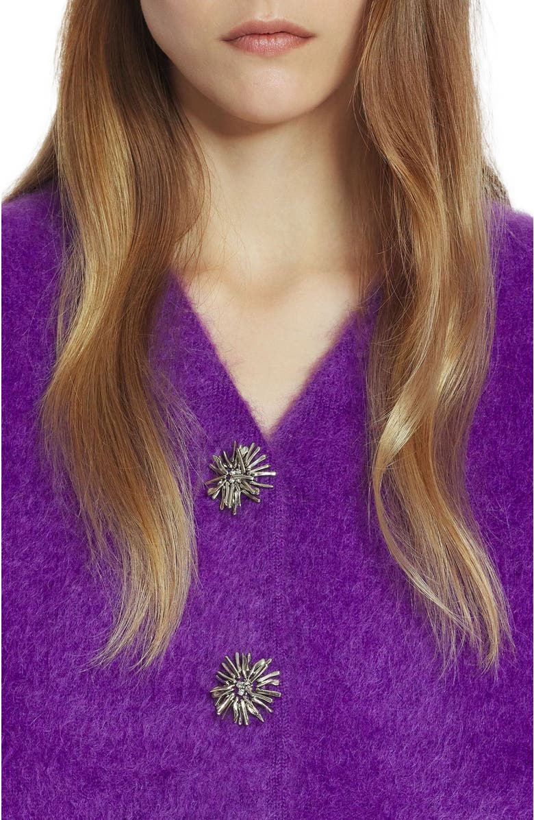 BRUSHED MOHAIR CARDIGAN