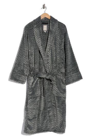 Daniel Buchler Herringbone Robe In Multi
