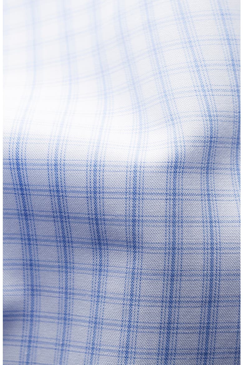 Contemporary Fit Check Dress Shirt, Alternate, color, BLUE