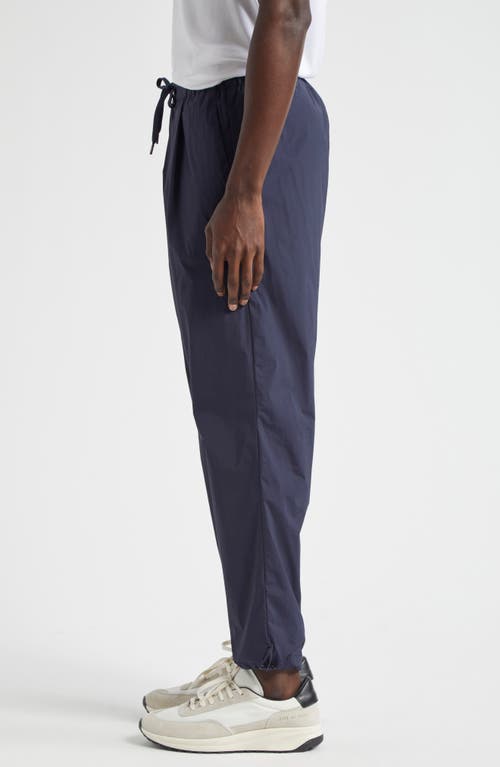 Herno Water Repellent Stretch Nylon Joggers In Blue