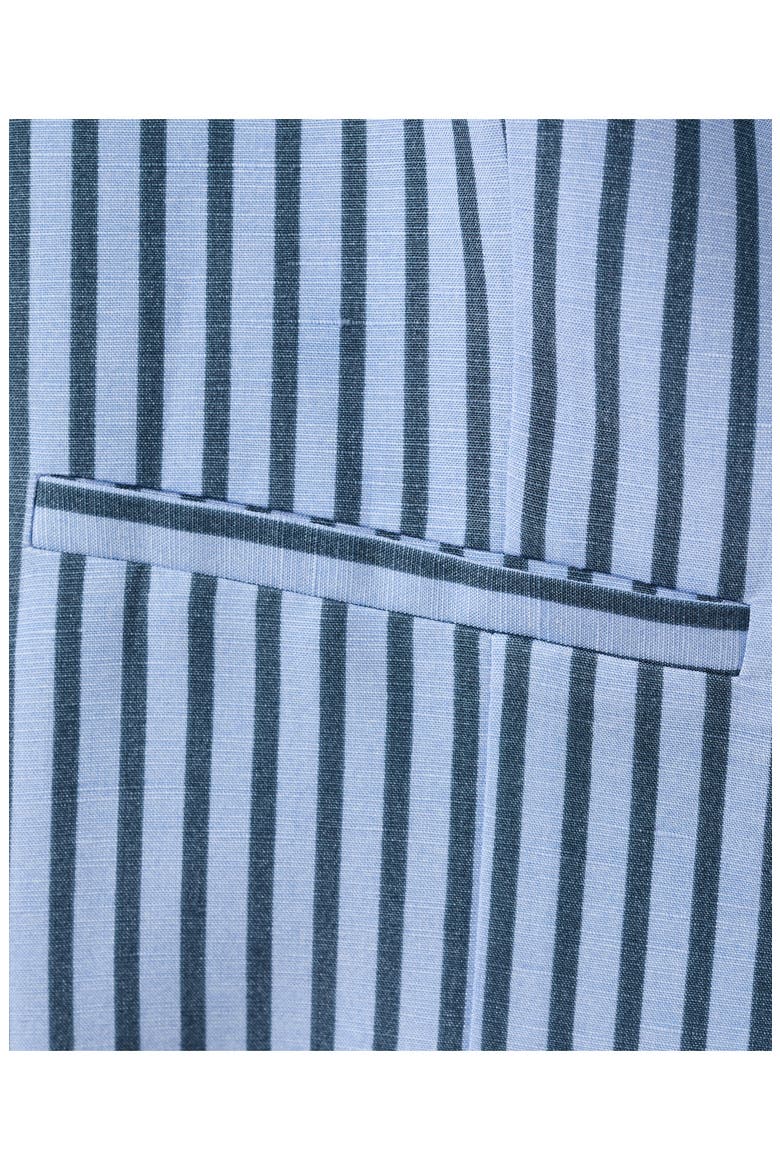 Striped Buttoned Vest, Alternate, color, SKY BLUE