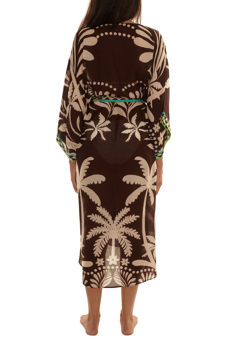 Syros Cover-Up Wrap, Alternate, color, BROWN MULTI