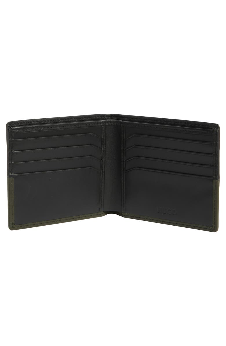 BOSS Mett Leather Bifold Wallet, Alternate, color, 