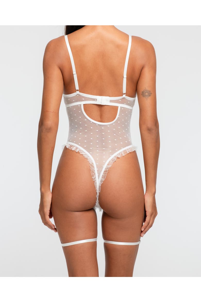 Carmen Bodysuit, Alternate, color, White