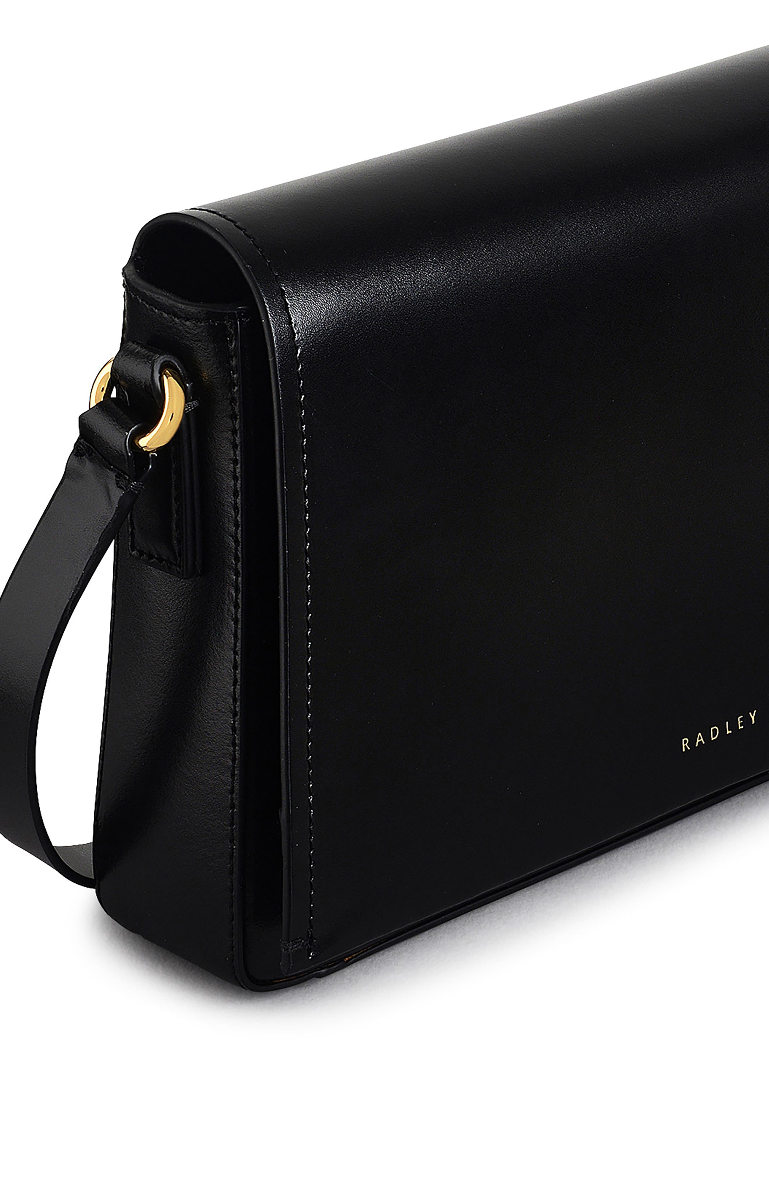 Radley Lexington Lane Medium Flap Crossbody Bag, Alternate, color, Black