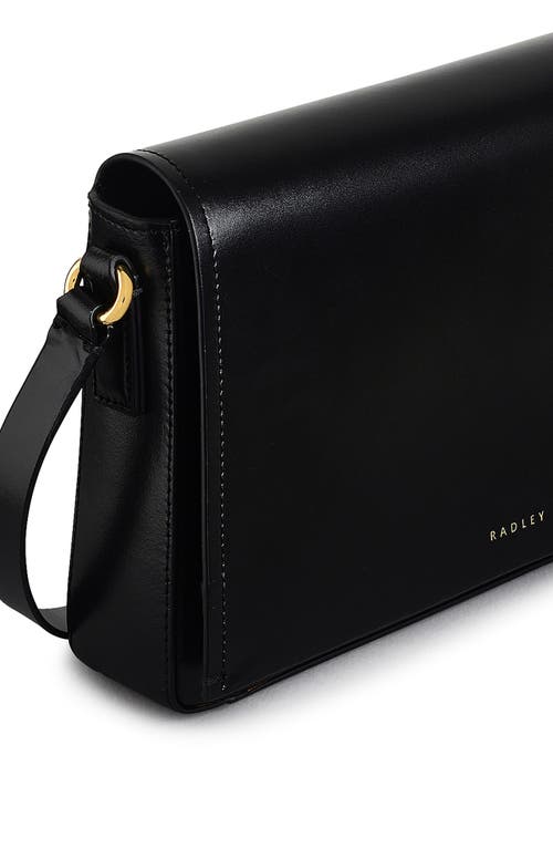 Radley Lexington Lane Medium Flap Crossbody Bag In Black