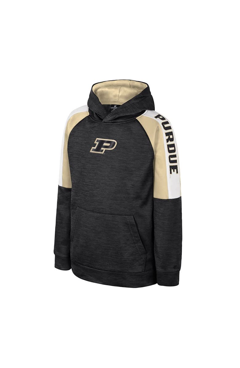 COLOSSEUM Youth Colosseum Black Purdue Boilermakers Pullover Hoodie, Alternate, color, Black