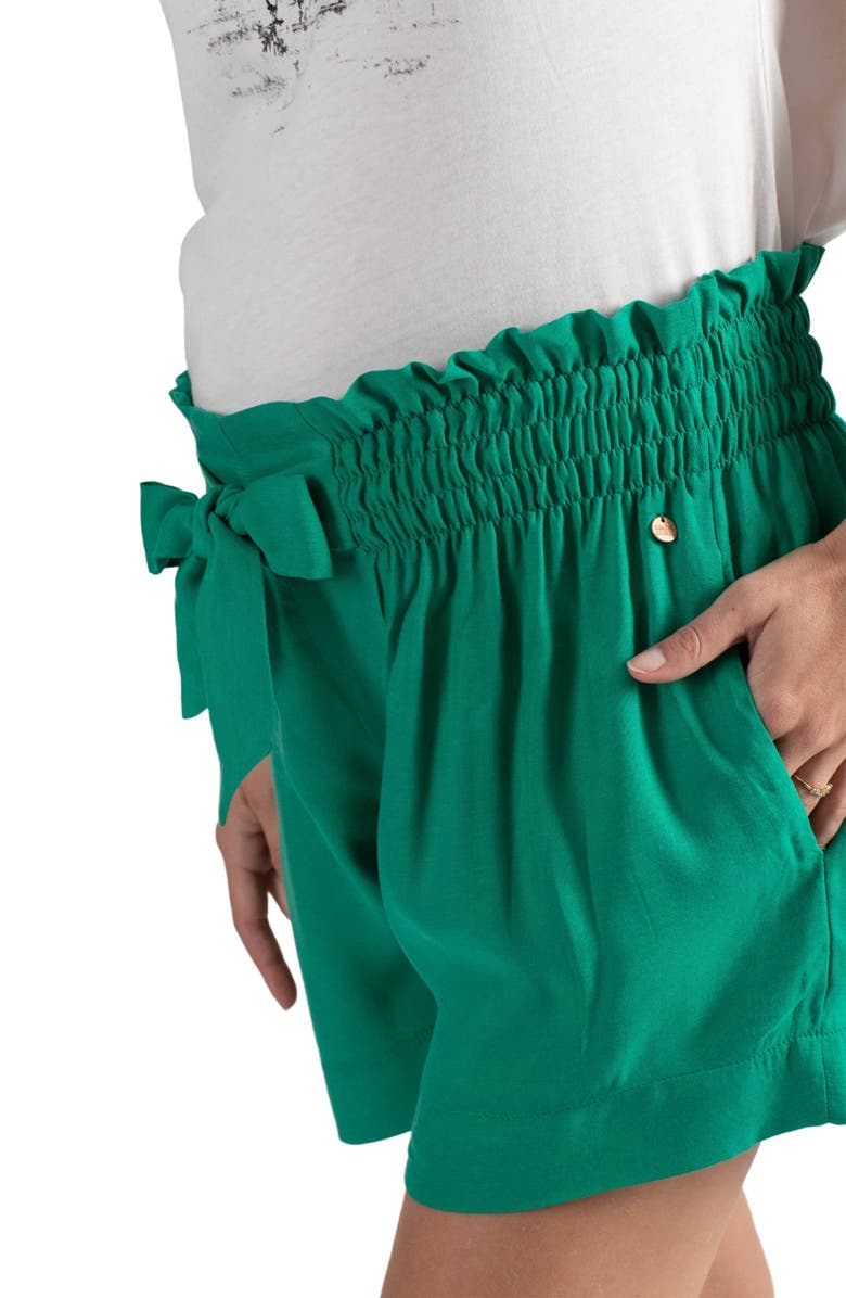 Cache Coeur Maternity shorts Nubie, Alternate, color, Green
