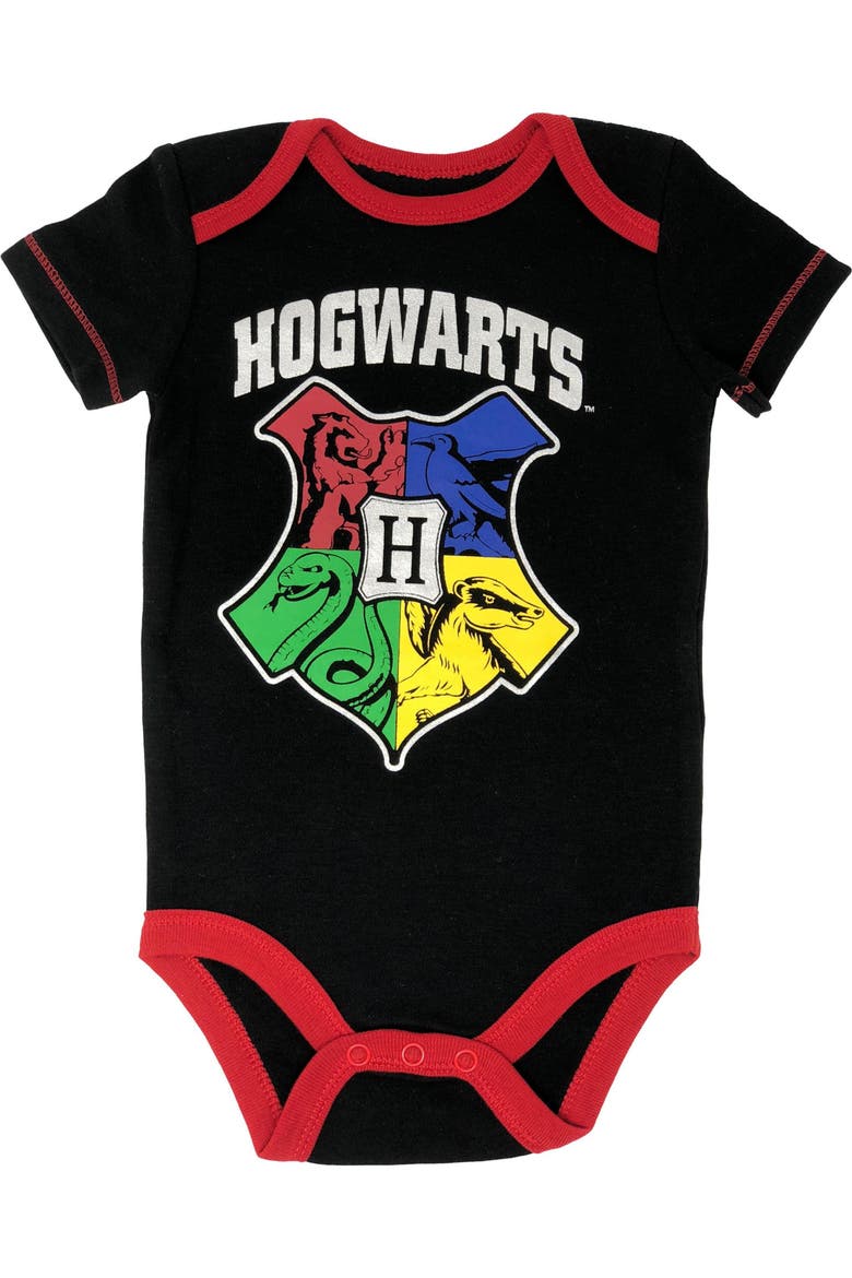 Harry Potter 5-Pack One Piece Bodysuits, Alternate, color, Grey Red Black Yellow