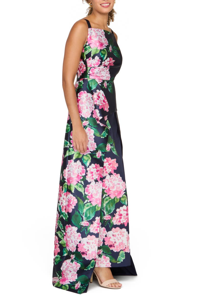 Blaire Walk-Through Gown, Alternate, color, MIDNIGHT BERRY