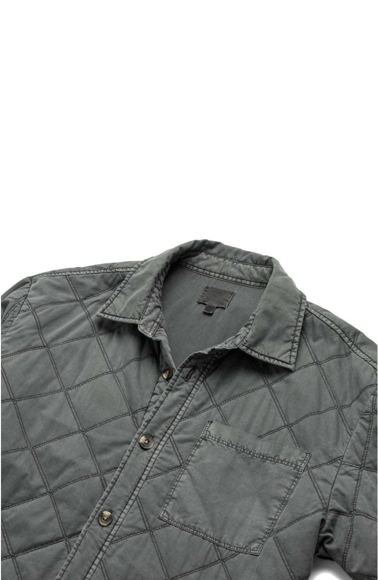 Surfside Supply Co. Lennon Quilted Shirt Jacket, Alternate, color, Iron Gate Grey