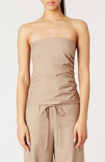 Nia Tansy Top In Brown